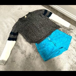 Nice sweater and short…I can sale separate